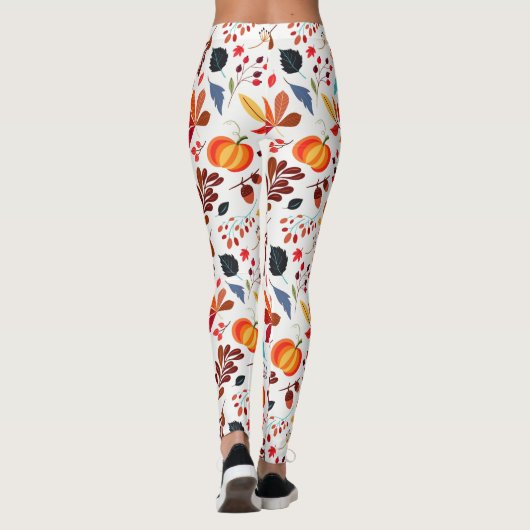 Leggings Légendes Motifs d'automne (Dos)