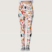 Leggings Légendes Motifs d'automne (Devant)