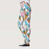 Leggings Légendes Motifs de glace (Gauche)