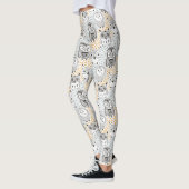 Leggings Légendes Motifs de hibou (Gauche)