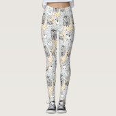 Leggings Légendes Motifs de hibou (Devant)