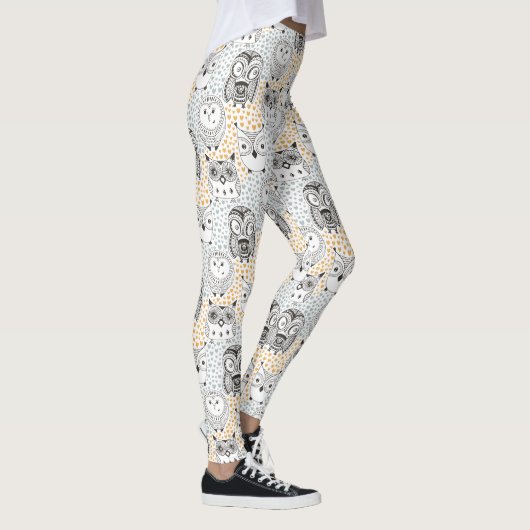 Leggings Légendes Motifs de hibou (Droite)