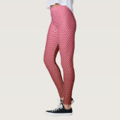 Leggings Légendes motifs en fibre de carbone rose (Gauche)