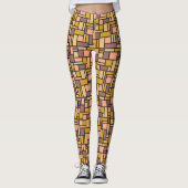 Leggings Légendes Motifs géométriques (Devant)