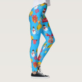 Leggings légendes noël de père Noël noir (Droite)