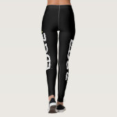 Leggings Légendes noires avec logo GW (Dos)