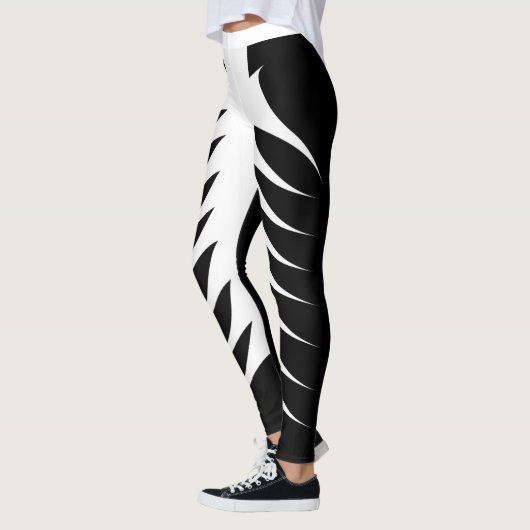 Leggings Légendes noires et blanches (Gauche)