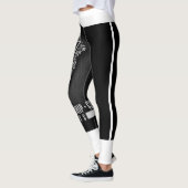 Leggings Légendes noires et blanches (Gauche)