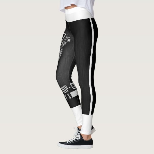 Leggings Légendes noires et blanches (Gauche)