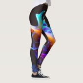 Leggings Légendes nudibranche brillantes (Droite)