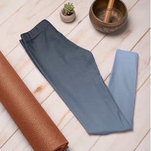 Leggings Légendes Ombre Bleu en poudre de couleur automne