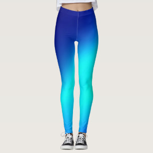 Leggings Légendes Ombre de dégradé bleu