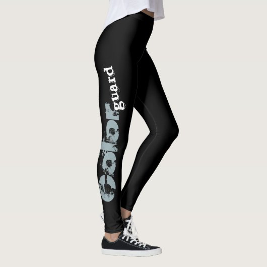 Leggings Légendes personnalisables Black Bold Color Guard (Droite)
