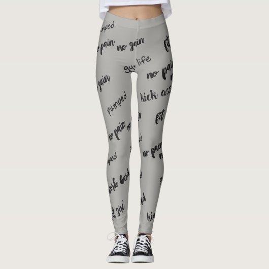 Leggings Légendes personnalisées (Devant)