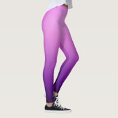 Leggings Légendes personnalisées avec dégradé violet (Droite)