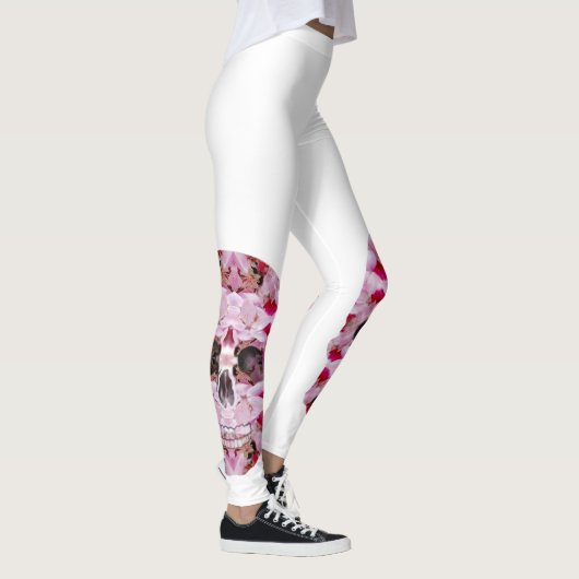 Leggings Légendes personnalisées du crâne (Droite)