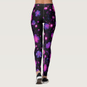 Leggings Légendes personnalisées en fleur radiante (Dos)