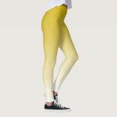 Leggings Légendes personnalisées Gradient Jaune (Droite)