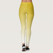 Leggings Légendes personnalisées Gradient Jaune (Dos)