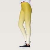 Leggings Légendes personnalisées Gradient Jaune (Gauche)