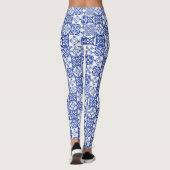 Leggings Légendes portugaises azulejo tuiles style Lisbonne (Dos)