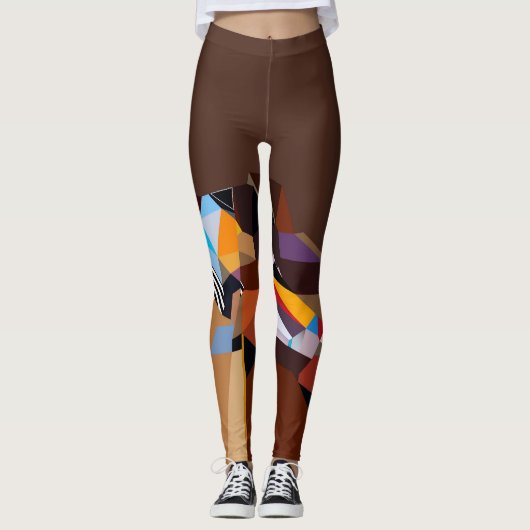Leggings Légendes pour femmes Légendes funky Art à porter (Devant)