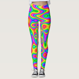 Leggings Légendes psychédéliques colorées