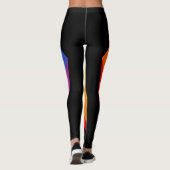 Leggings Légendes rayantes de l'arc-en-ciel (Dos)