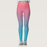 Leggings Légendes rose et bleu Gradient<br><div class="desc">Des leggings colorés,  parfaits pour les fêtes d'été.</div>