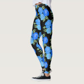 Leggings Légendes Roses bleues (Gauche)