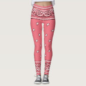 Leggings Légendes roses de Bandana (Devant)