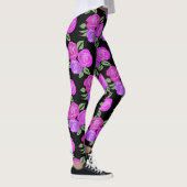 Leggings Légendes Roses roses et violettes (Droite)