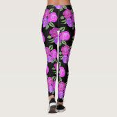 Leggings Légendes Roses roses et violettes (Dos)