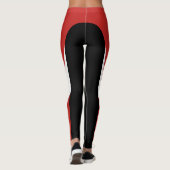 Leggings Légendes rouge/blanc/rouge/noir Motif (Dos)