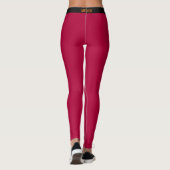 Leggings Légendes rouges Bande latérale noire ou Choisir de (Dos)