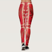 Leggings Légendes rouges mignonnes (Dos)