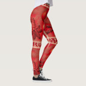 Leggings Légendes rouges mignonnes (Droite)