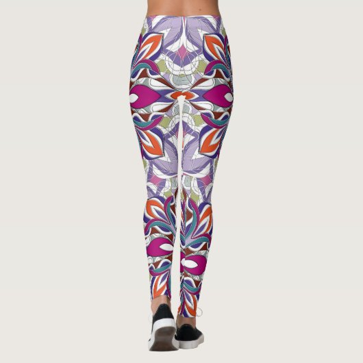 Leggings Légendes sportives d'été multicolores (Dos)