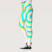 Leggings Légendes sur impression avec conception circulaire (Gauche)