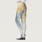 Leggings Légendes sur impression avec conception circulaire (Gauche)
