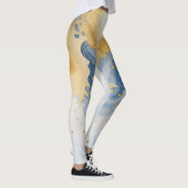 Leggings Légendes sur impression avec conception circulaire (Droite)