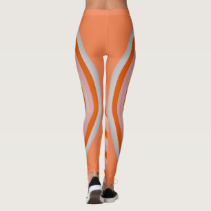 Leggings Légendes sur impression avec conception circulaire