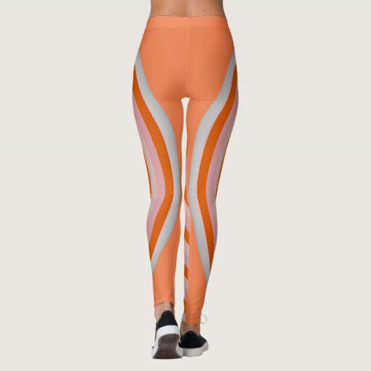 Leggings Légendes sur impression avec conception circulaire (Dos)