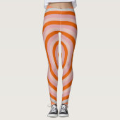 Leggings Légendes sur impression avec conception circulaire (Devant)
