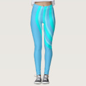 Leggings Légendes sur impression avec conception circulaire (Devant)
