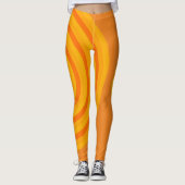 Leggings Légendes sur impression avec conception circulaire (Devant)