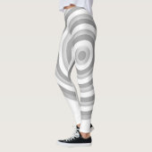Leggings Légendes sur impression avec conception circulaire (Gauche)