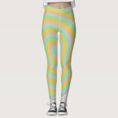 Leggings Légendes sur impression avec conception circulaire (Devant)
