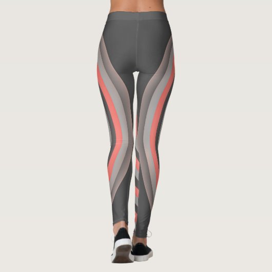 Leggings Légendes sur impression avec conception circulaire (Dos)