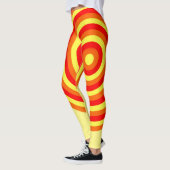Leggings Légendes sur impression avec conception circulaire (Gauche)